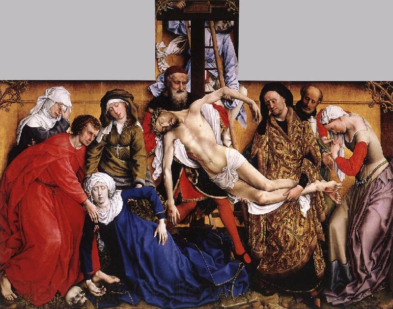 Rogier van der Weyden Deposition Spain oil painting art